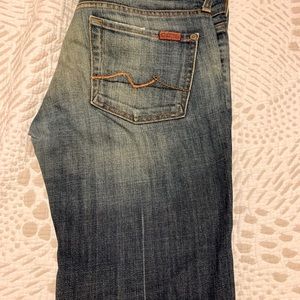 7 For All Mankind, size 28, bootcut. Gorgeous color, cut, and condition!